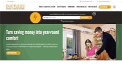 Desktop Screenshot of goingductless.com